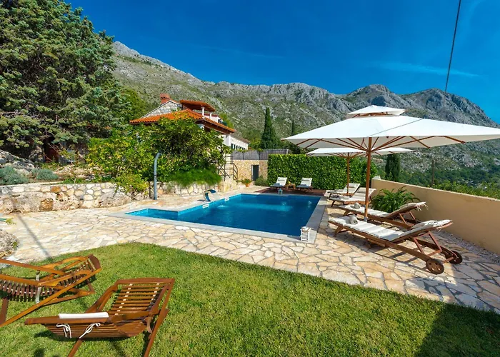 Villa Platanus With Private Pool & Sea View