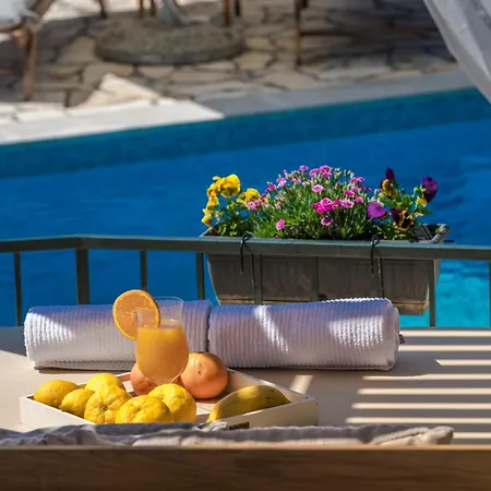 Villa Platanus With Private Pool & Sea View